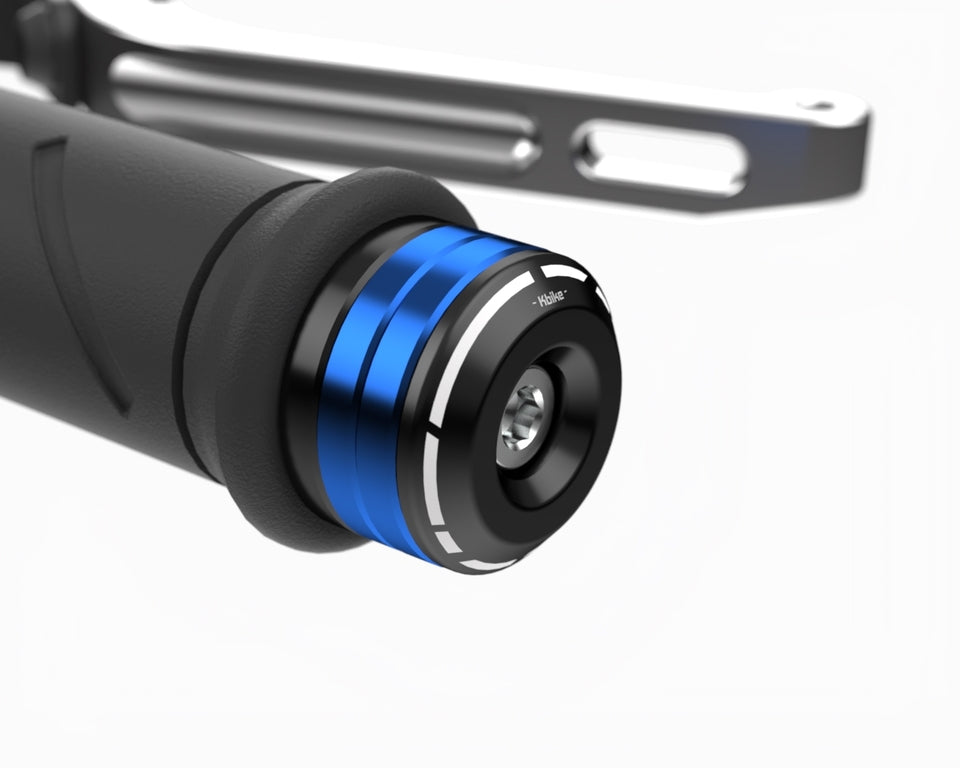 Kbike Bicolour Handlebar End for Ducati – Blue