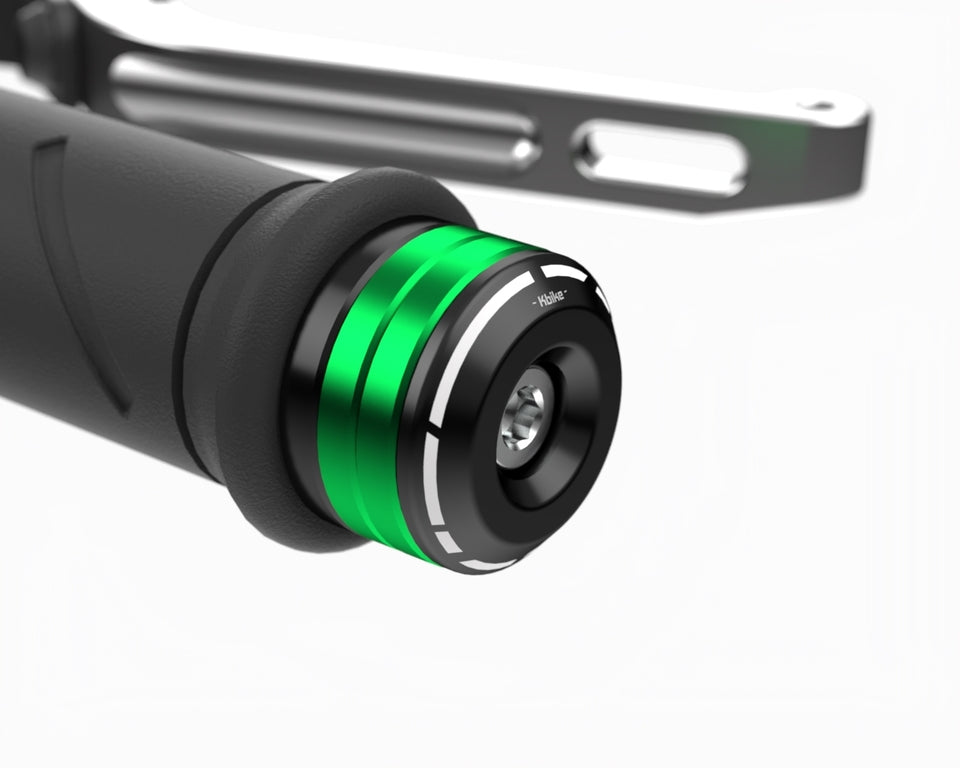 Kbike Bicolour Handlebar End for Ducati – Green