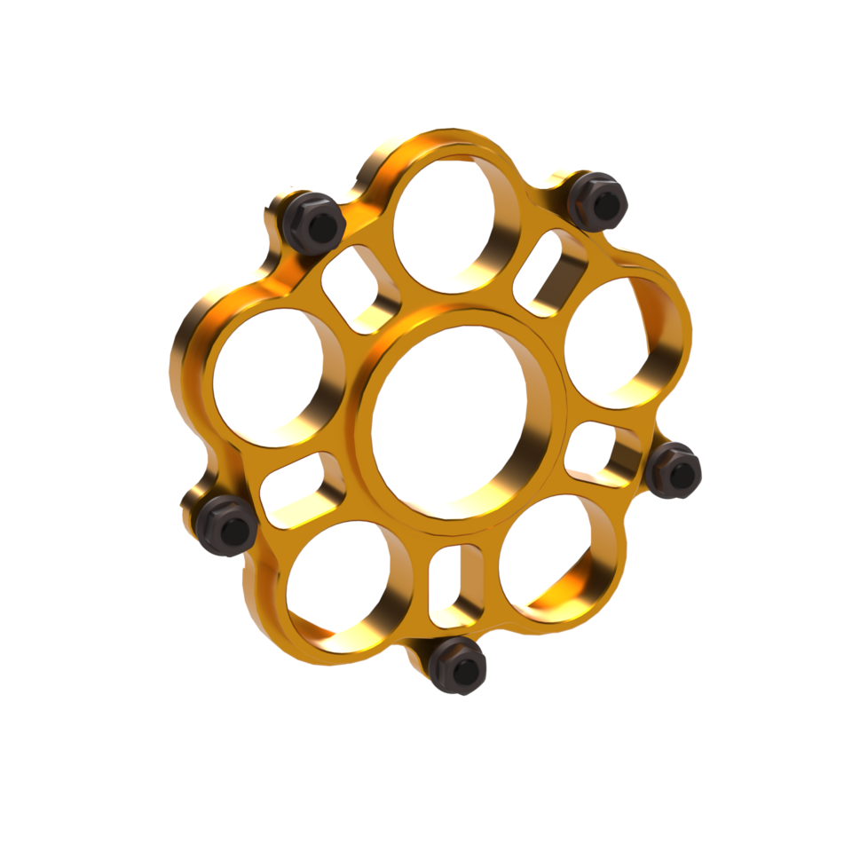 Kbike Sprocket Carrier 5 Holes for Ducati – Gold