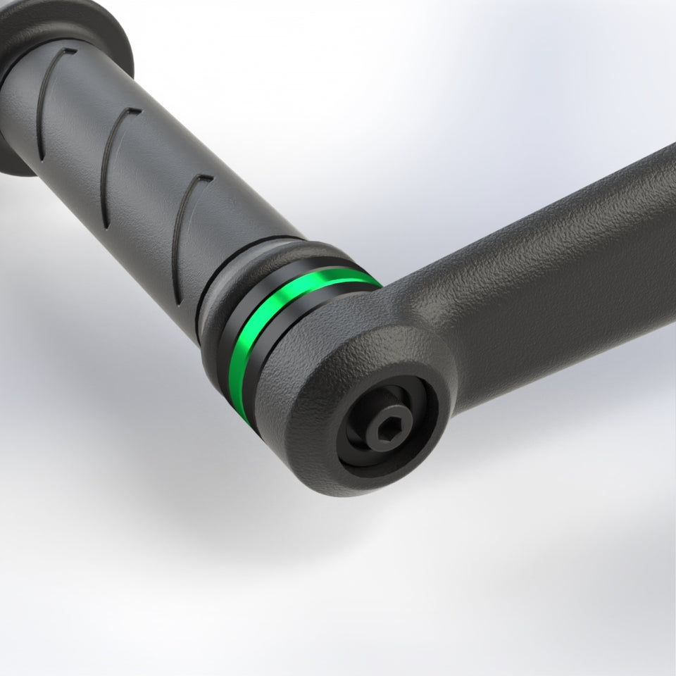 Kbike Set Handelbar End Weights for Ducati – Green