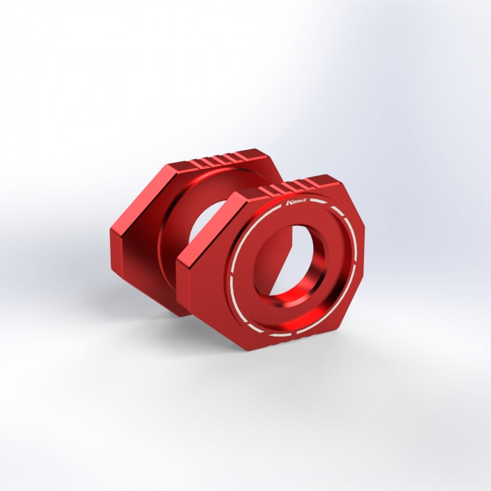 Kbike Chain Adjustment Kit for Ducati – TC02 – Red