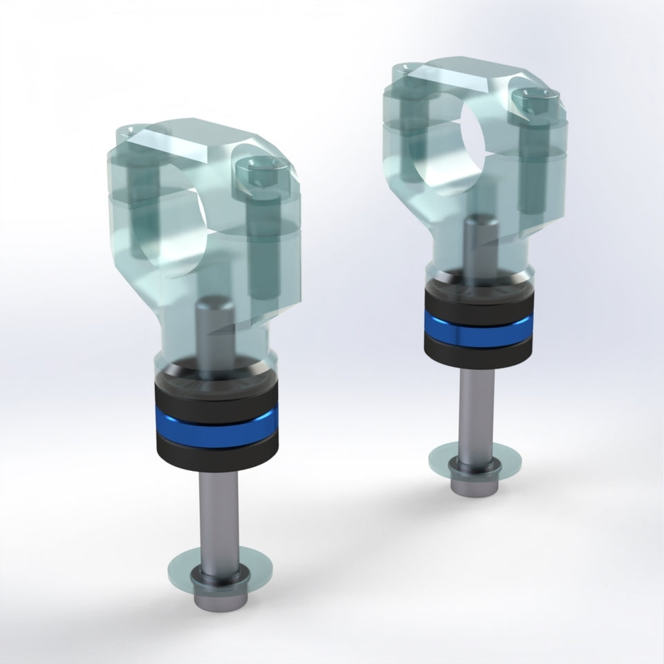 Kbike Handlebar Riser Spacer for Ducati Hypermotard 698 Mono – Blue