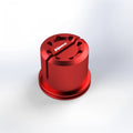 Kbike Steering Stem Nut for Ducati – Red