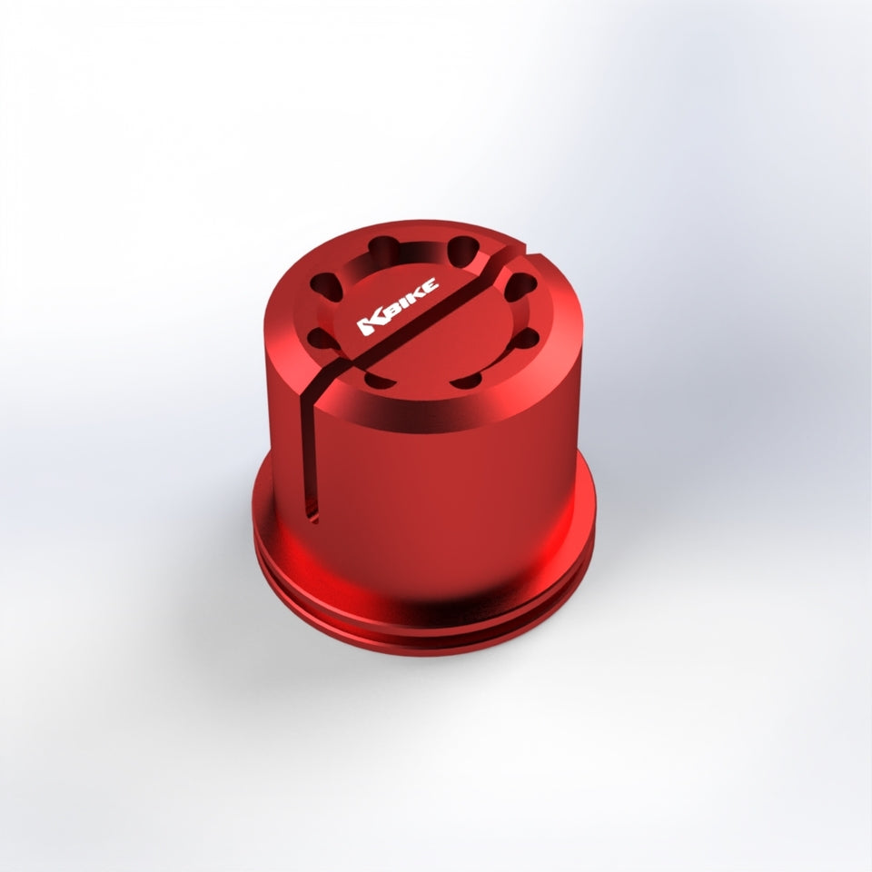 Kbike Steering Stem Nut for Ducati – Red
