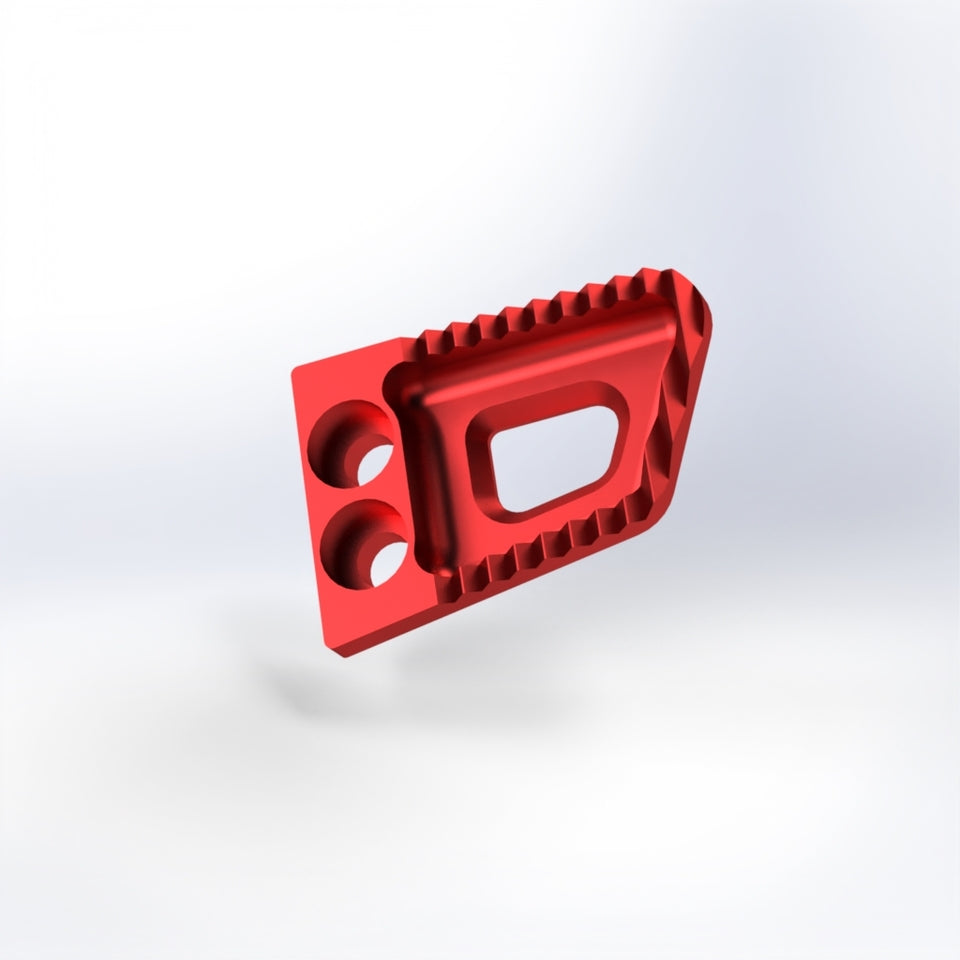 Kbike Brake Pedal for Ducati Hypermotard 698 Mono & Scrambler – Red