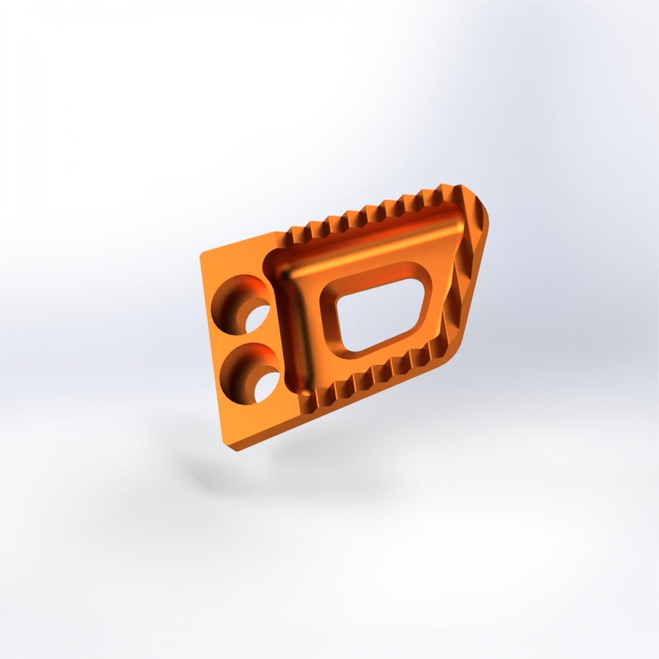 Kbike Brake Pedal for Ducati Hypermotard 698 Mono & Scrambler – Orange