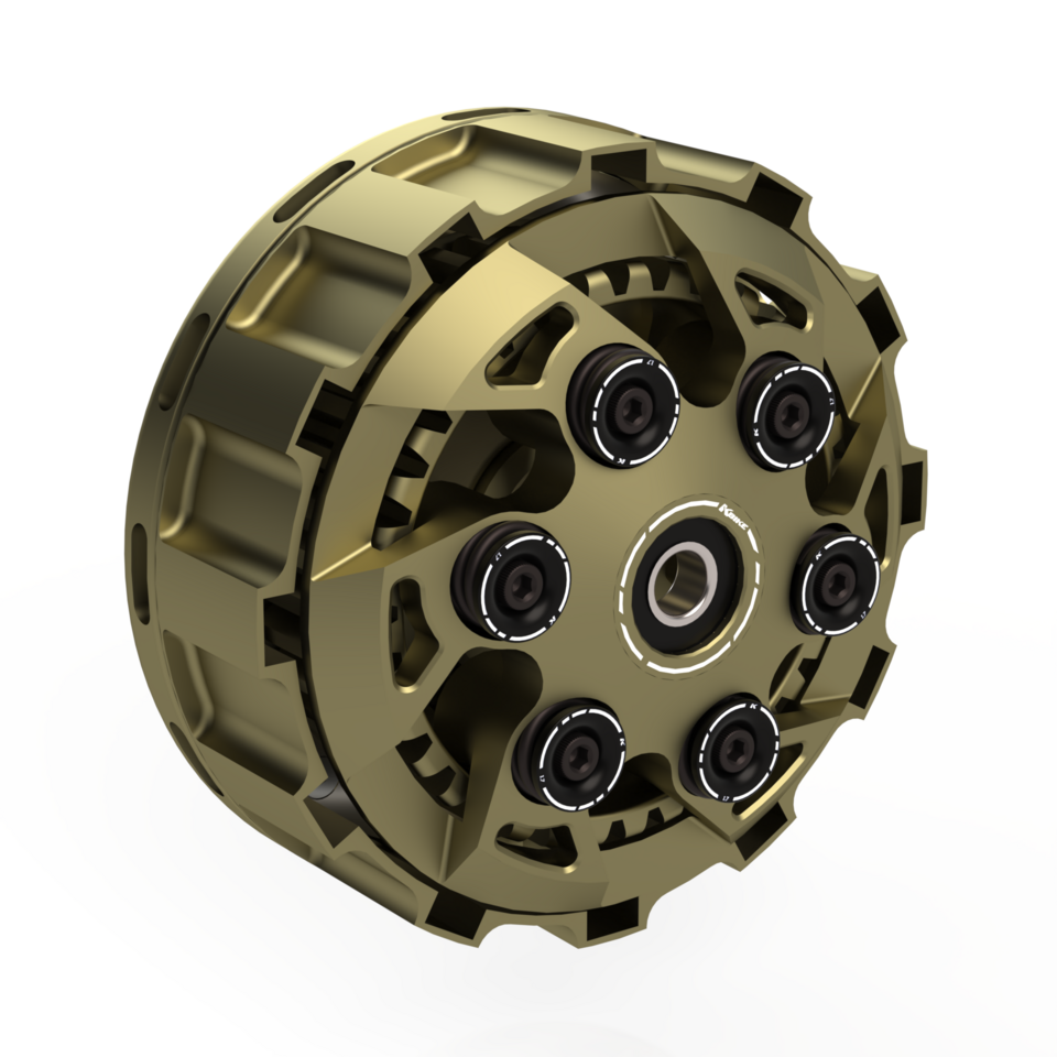 Kbike Special Edition - Slipper Clutch Adjustable with 12 Teeth Basket for Ducati – Spring Caps Black