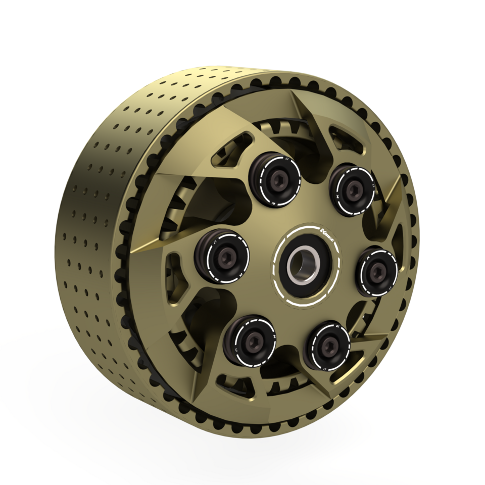 Kbike Special Edition - Slipper Clutch Adjustable with 48 Teeth Basket for Ducati – Spring Caps Black