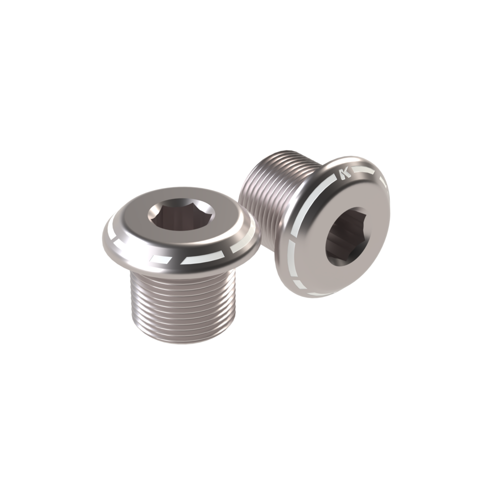 Kbike Handlebar End Cap Pair – Panigale V4 – Silver