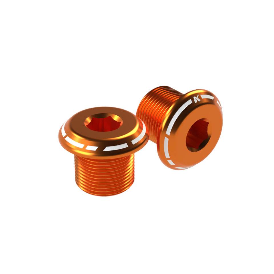 Kbike Handlebar End Cap Pair – Panigale V4 – Orange