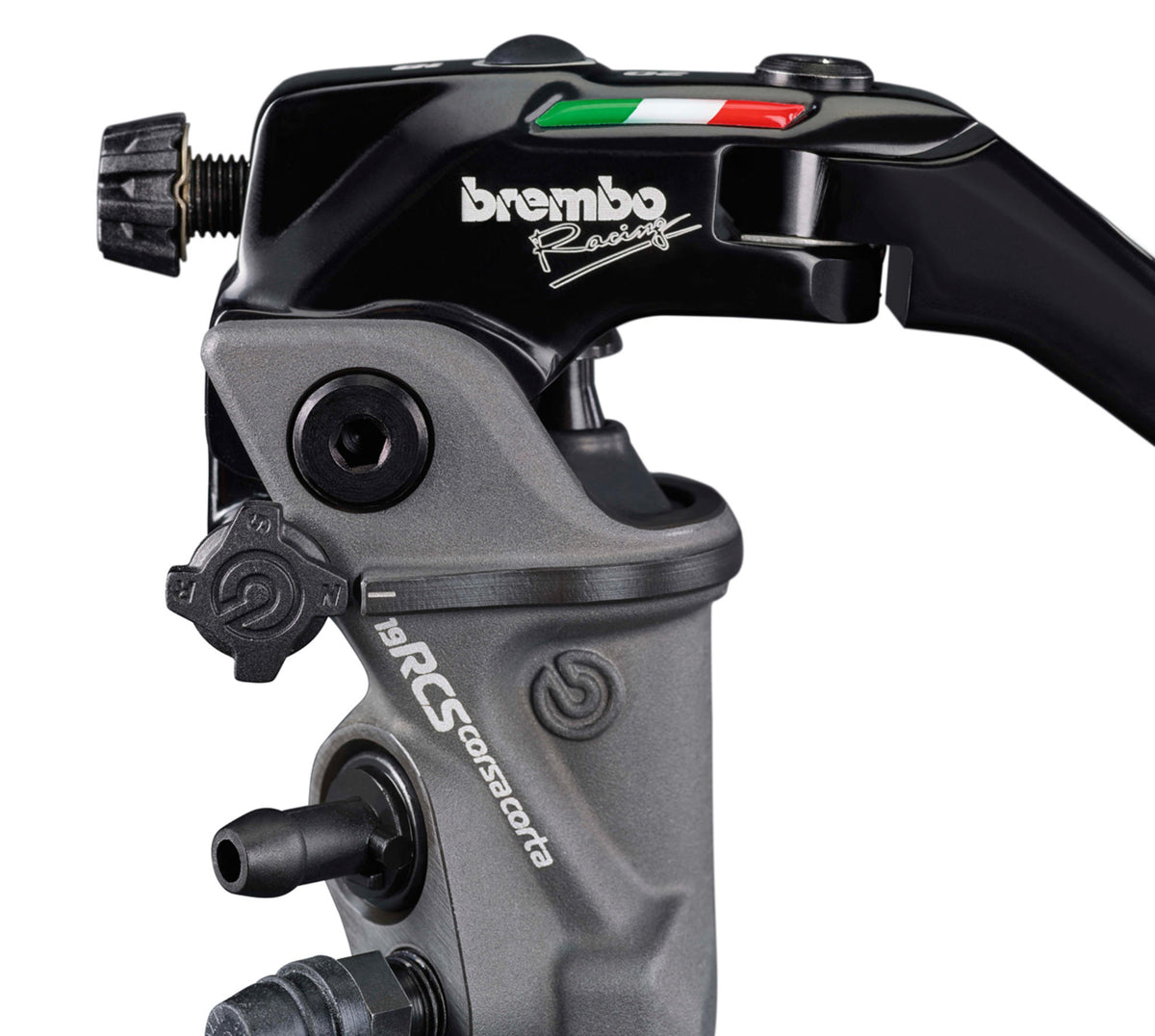 CNC Racing Radial Brake Master Cylinder Brembo 19RCS Corsa Corta Folding Lever 18 – 20 Ratio - Brembo