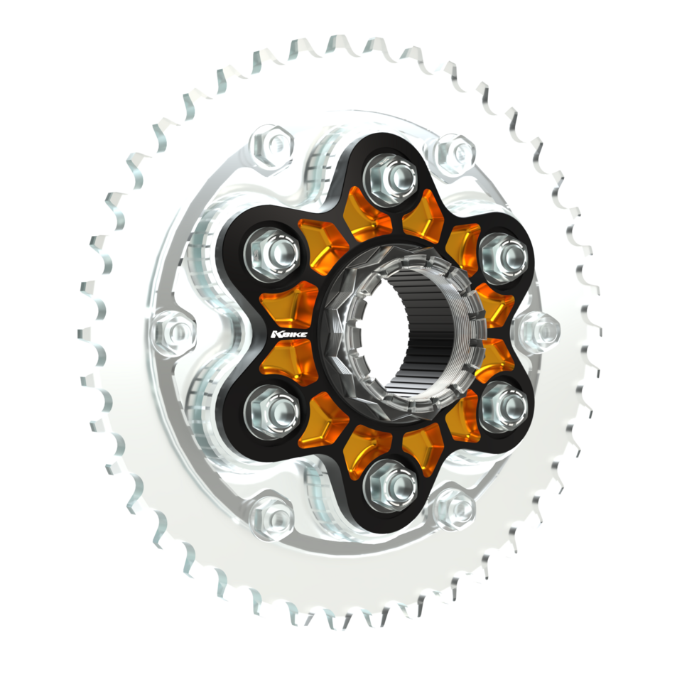 Kbike Sprocket Carrier Adapter Two-colourd for Ducati – FC07 – Black - Gold