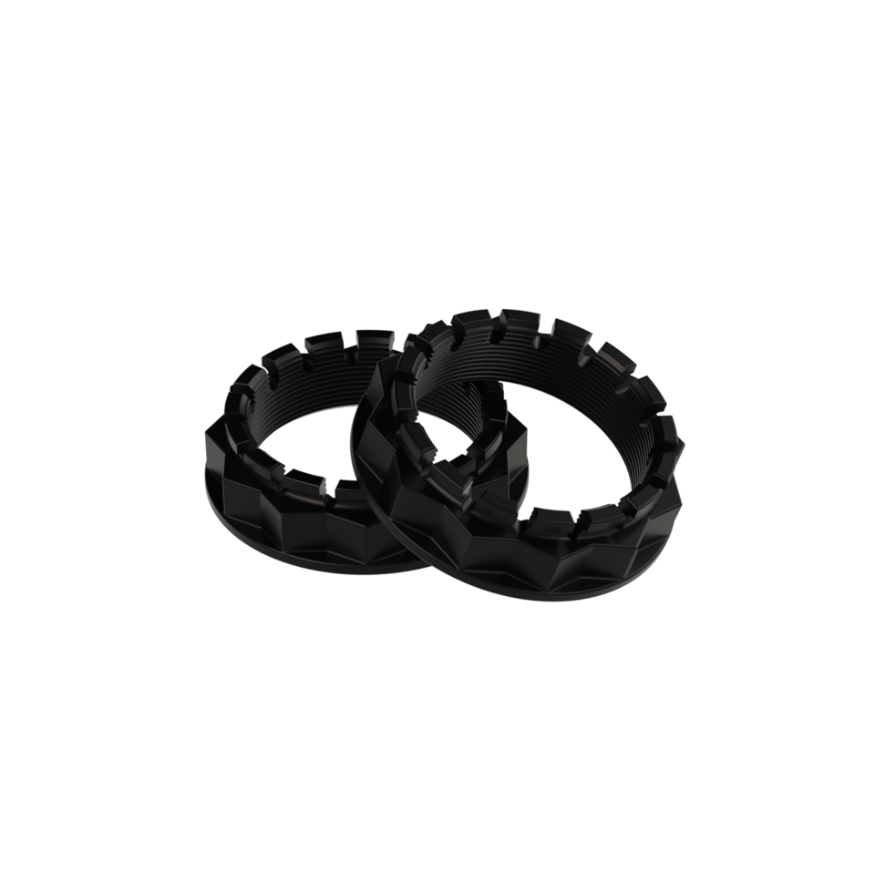 Kbike Kit Rear Wheel Nuts M48x1.5 for Ducati – Black