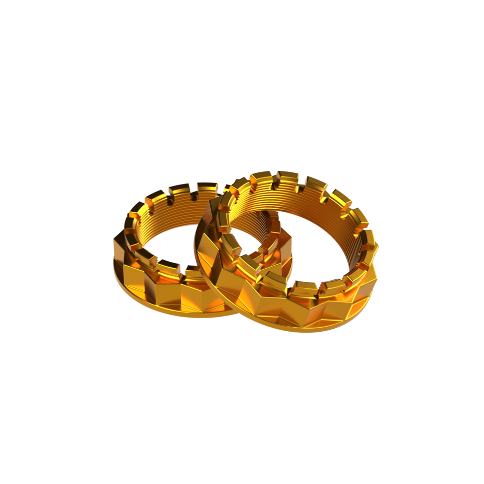 Kbike Kit Rear Wheel Nuts M48x1.5 for Ducati – Gold