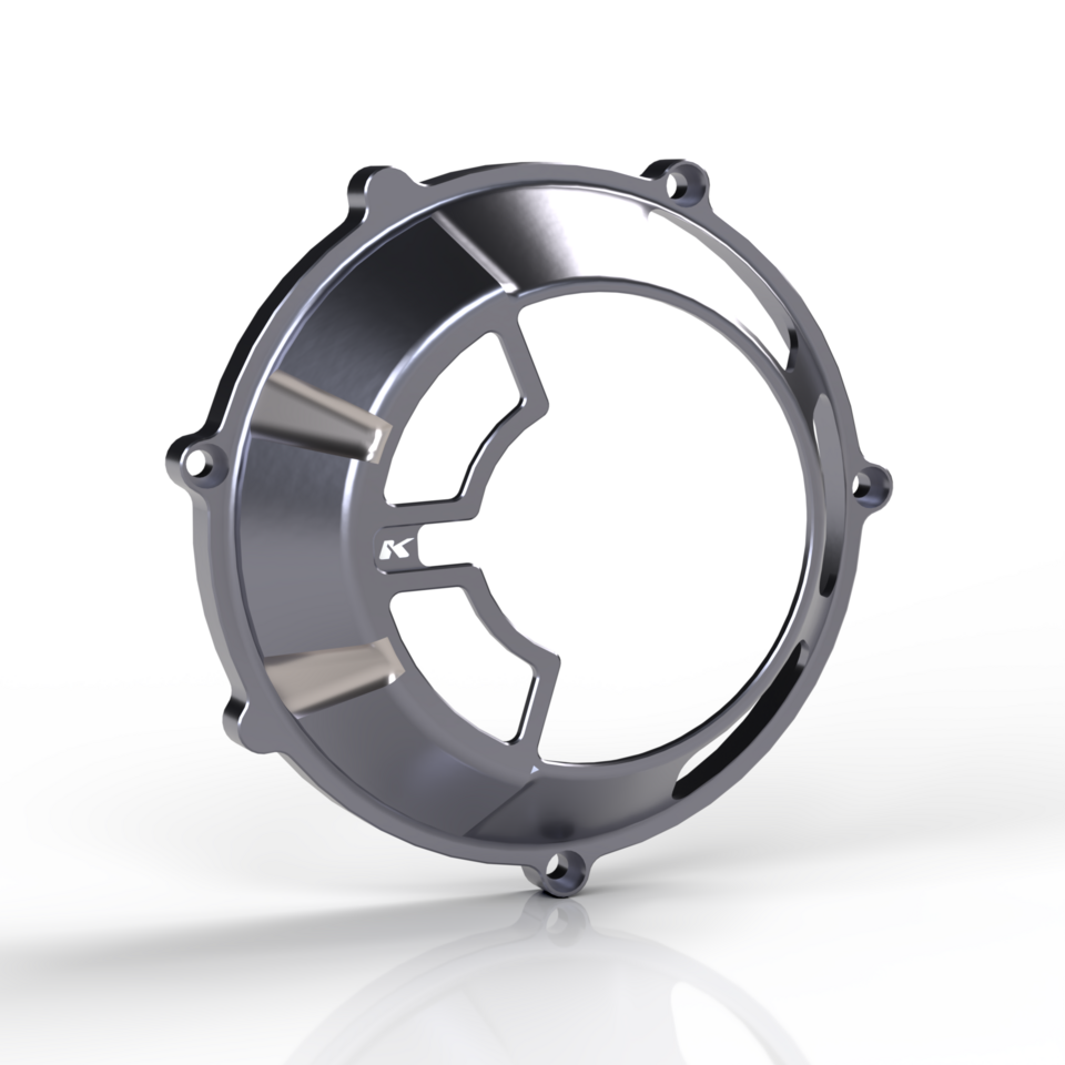 Kbike Clutch Cover "Aegis" for Ducati – Titanium