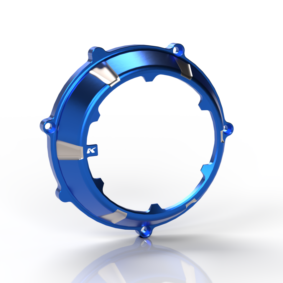 Kbike Clutch Cover "Orbit" for Ducati – Blue