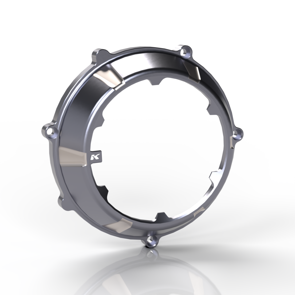 Kbike Clutch Cover "Orbit" for Ducati – Titanium