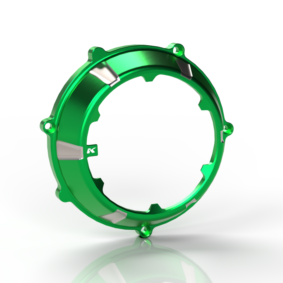 Kbike Clutch Cover "Orbit" for Ducati – Green