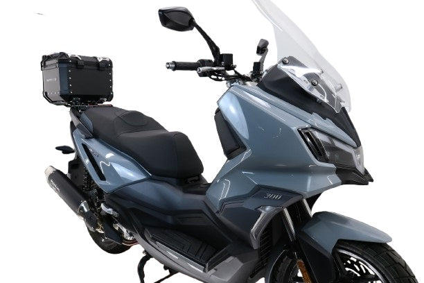 GPR Tech Alpi-Tech 26L Aluminium Top Case with Specific Fitting Plate - SYM ADX 300 (2024–2026) - Black - image 3