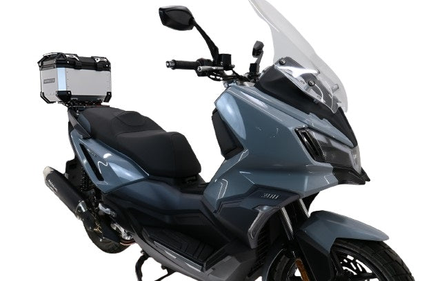 GPR Tech Alpi-Tech 26L Aluminium Top Case with Specific Fitting Plate - SYM ADX 300 (2024–2026) - Silver - image 3