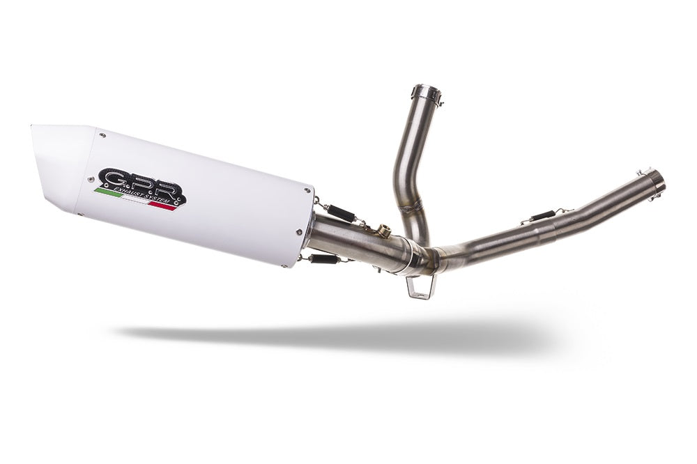 GPR exhaust Suzuki V-Strom DL650 2017-2020, Albus Evo4, Mid-full system exhaust legal for UK and non-EU markets including removable db killer - GPR Exhausts