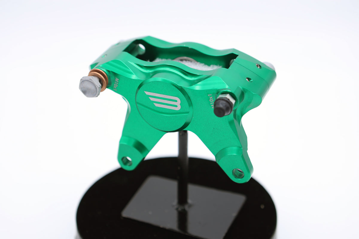 Beringer 2Y11A Left caliper 2 pistons Ø32 AEROTEC® - Green product image
