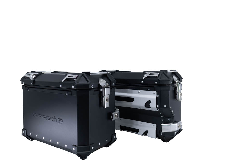 GPR Tech Industry 38L + 32L Aluminium Side Case Set - Black - image 2