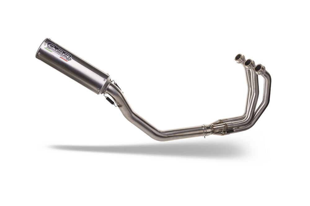 GPR exhaust Yamaha Mt-09 Tracer 900 2015-2016, M3 Inox , Homologated legal full system exhaust, including removable db killer - GPR Exhausts