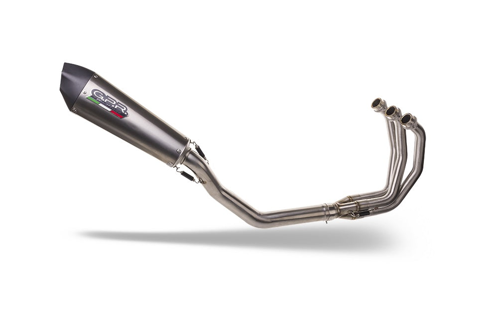 GPR exhaust Triumph Daytona 660 2023-2025, New Grand Prix Evo Titanium, full system exhaust legal for UK and non-EU countries including removable db k - GPR Exhausts