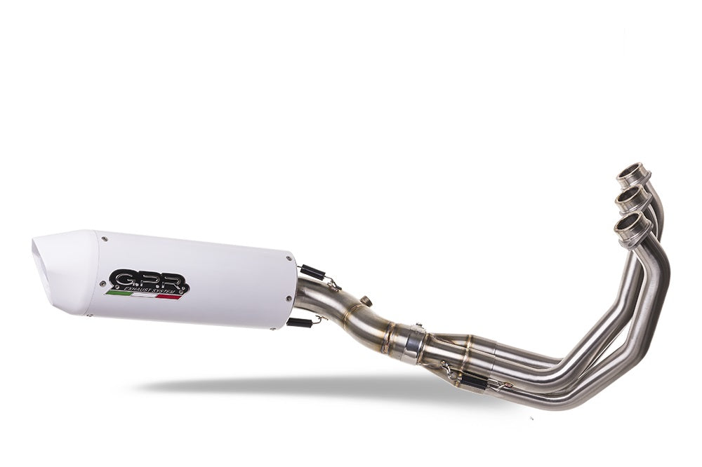 GPR exhaust Yamaha Mt-09 Tracer 900 2017-2020, Albus Evo4, full system exhaust legal for UK and non-EU countries including removable db killer - GPR Exhausts