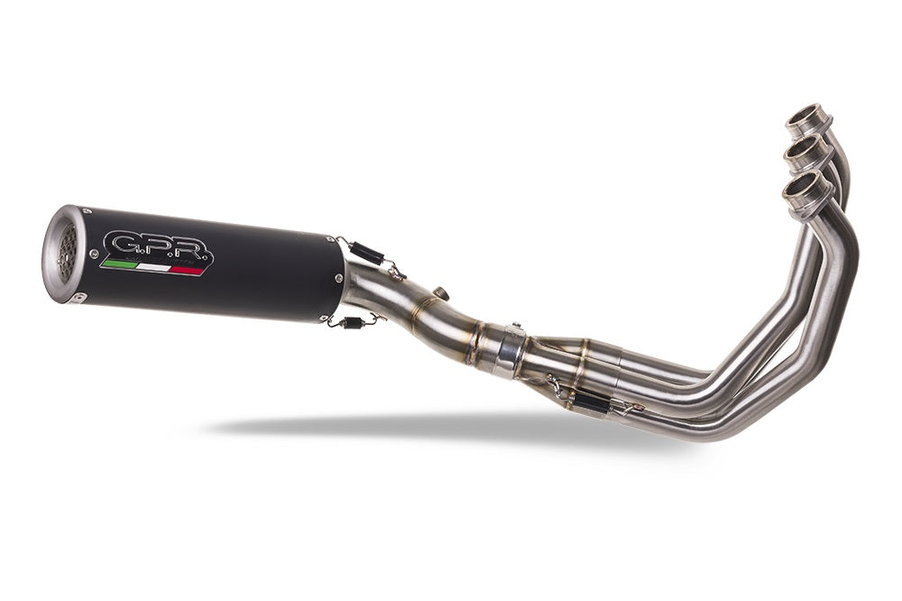 GPR exhaust Yamaha Mt-09 2025-2026, M3 Black Titanium, Racing full system exhaust, including removable db killer/spark arrestor - GPR Exhausts