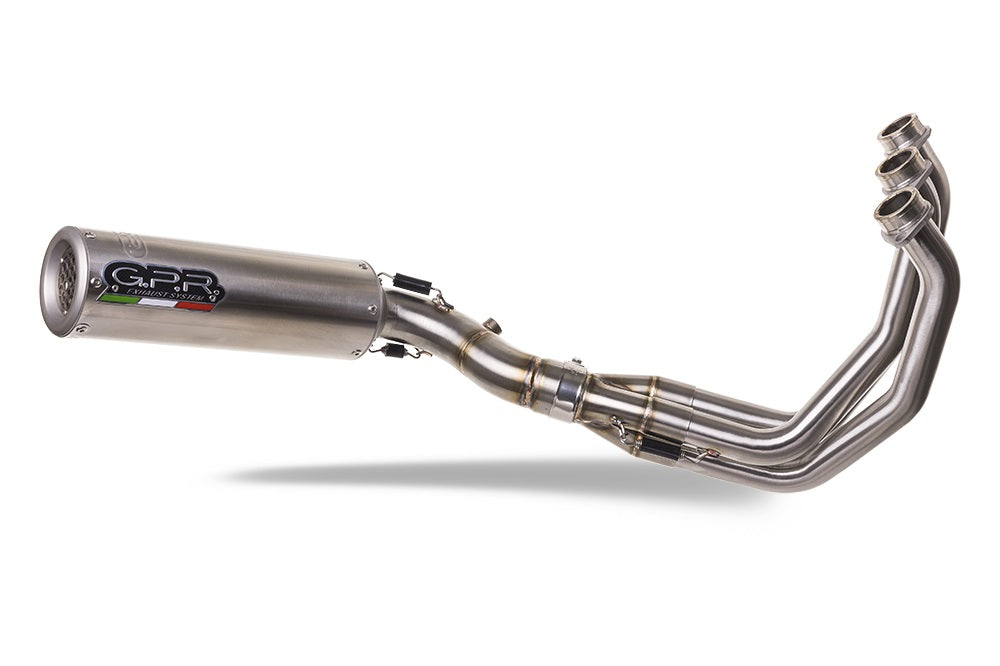 GPR exhaust Yamaha Mt-09 Tracer 900 2015-2020, M3 Inox , Racing full system exhaust, including removable db killer - GPR Exhausts
