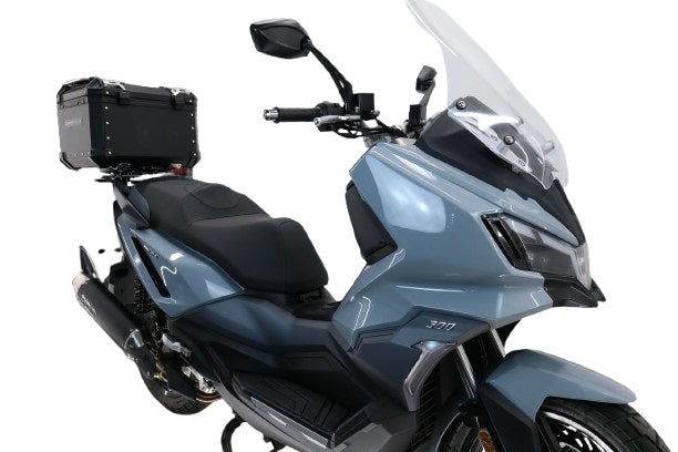 GPR Tech Alpi-Tech 45L Aluminium Top Case with Specific Fitting Plate - SYM ADX 300 (2024–2026) - Black - image 2