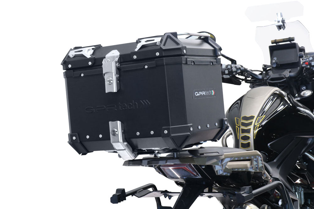 GPR Tech Alpi-Tech 35L Aluminium Top Case with Specific Fitting Plate - Zontes 350 T1 ADV (2022–2024) - Black - image 4