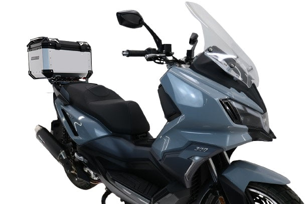 GPR Tech Alpi-Tech 45L Aluminium Top Case with Specific Fitting Plate - SYM ADX 300 (2024–2026) - Silver - image 2