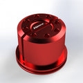 Kbike Steering Stem Nut Short Version for Ducati – Red