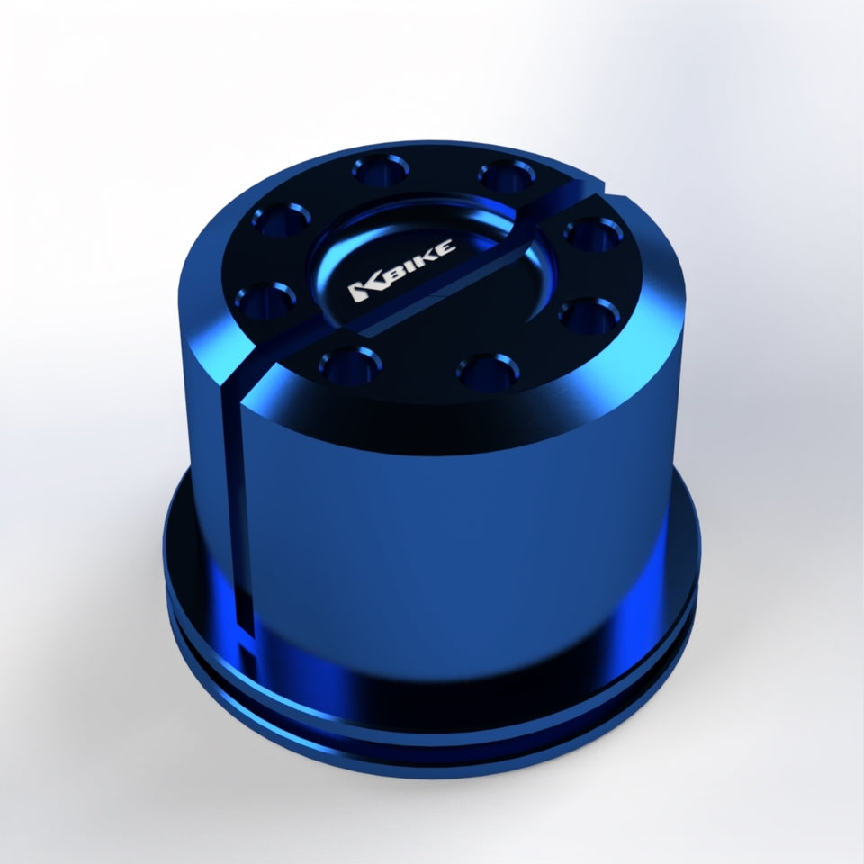 Kbike Steering Stem Nut Short Version for Ducati – Blue