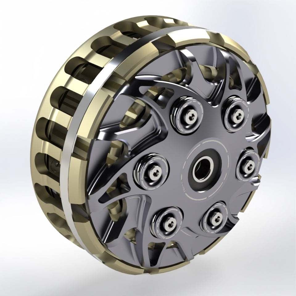 Kbike Slipper Clutch with Basket for Ducati – Titanium