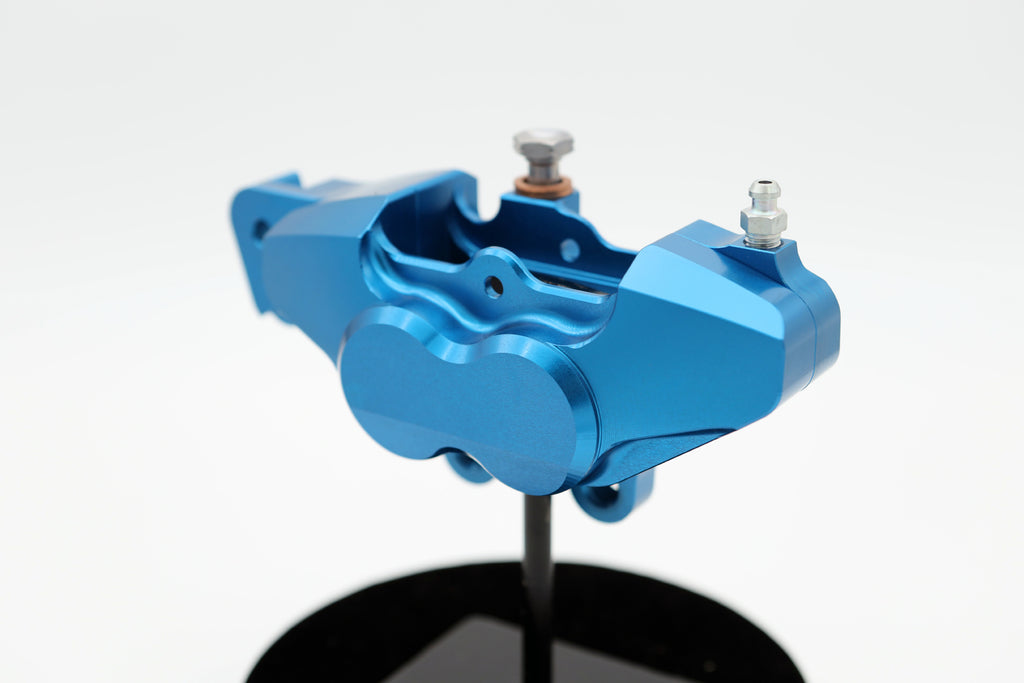 Beringer 4HDAR01 AXIAL Harley Rear Right Caliper 4-piston Ø27 - Blue