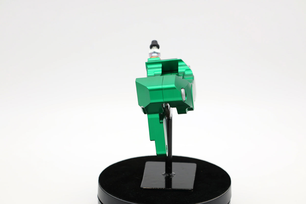 Beringer 4MXYCF11A Axial MX Left 4-piston Ø27 AEROTEC® Caliper - Green product image