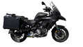 GPR Tech 38L + 38L Aluminium Side Case Set with Pannier Rack - Benelli TRK 502 (2017–2020) - Black