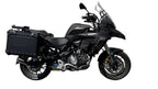 GPR Tech 38L + 38L Aluminium Side Case Set with Pannier Rack - Benelli TRK 502 (2017–2020) - Black