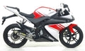 Arrow Yamaha YZF-R125 Full System Exhaust 2008-2013 – Street Thunder Aluminium Catalytic