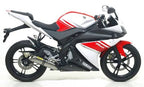 Arrow Yamaha YZF-R125 Full System Exhaust 2008-2013 – Street Thunder Aluminium Catalytic