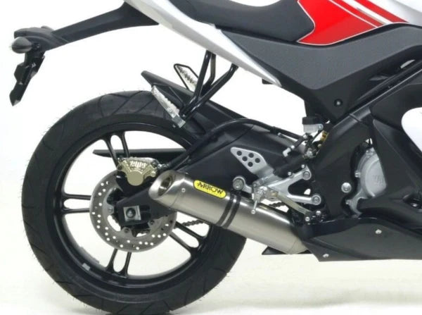 Arrow Yamaha YZF-R125 Full System Exhaust 2008-2013 – Street Thunder Aluminium Catalytic