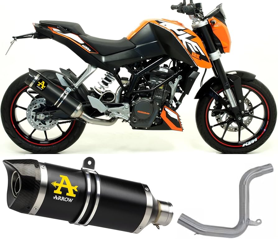 Arrow KTM DUKE 200 Slip-On Exhaust 2011-2014
