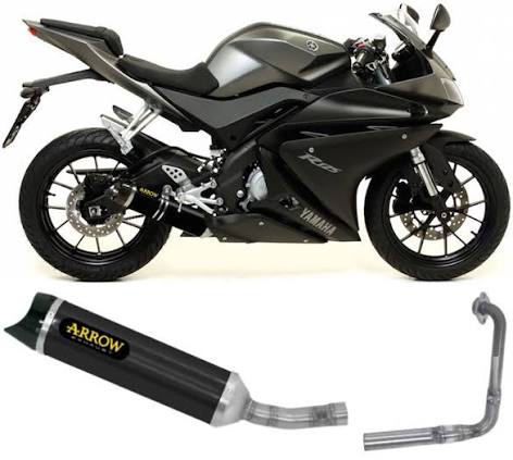 Arrow Yamaha YZF-R125 Full System Exhaust 2014-2016 – Catalytic
