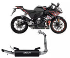 Arrow road use for APRILIA RS 125 Full System Exhaust 2025-2026 – Thunder Black Aluminium