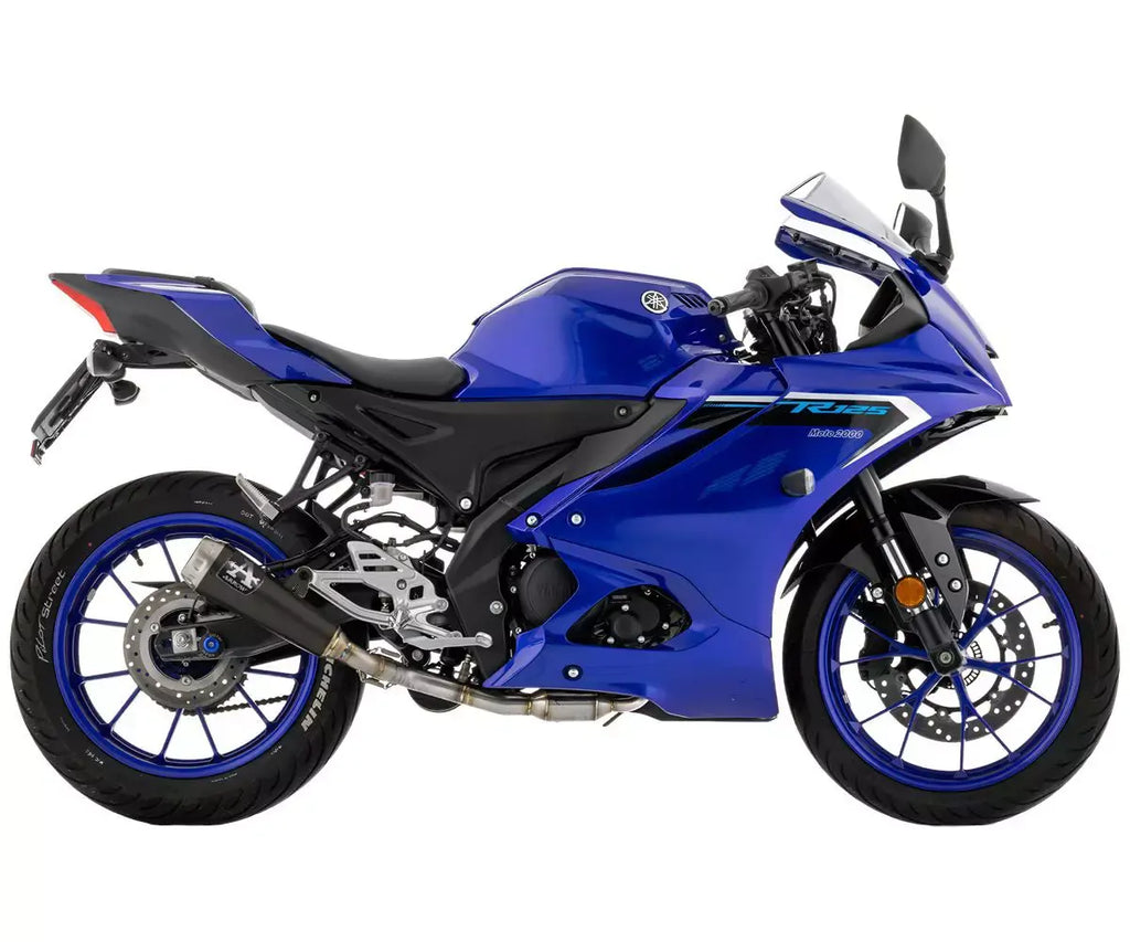 Arrow PRO-RACE Dark Nichrom Full System Exhaust for Yamaha YZF-R / MT 125 2025-2026 - ARROW EXHAUSTS