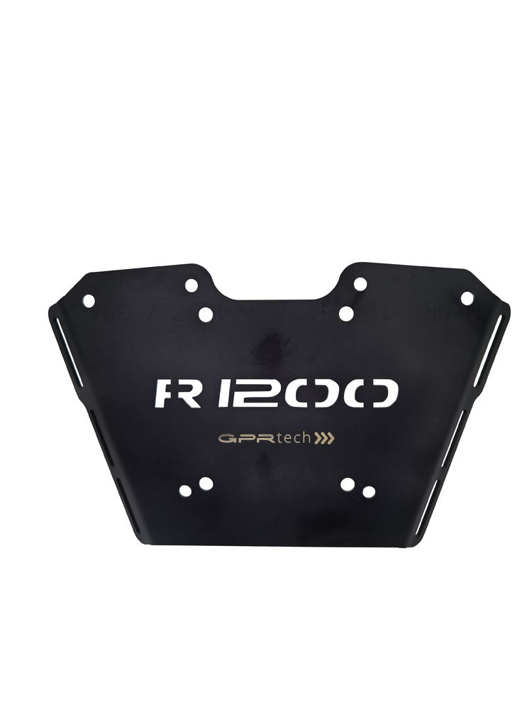 GPR Tech Alpi-Tech 35L Aluminium Top Case with Specific Fitting Plate - BMW R 1200 R 2015 Lc (2015–2016) - Silver - image 2